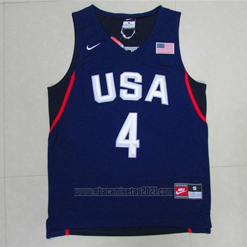 Camiseta USA 2016 Jimmy Butler #4 Azul